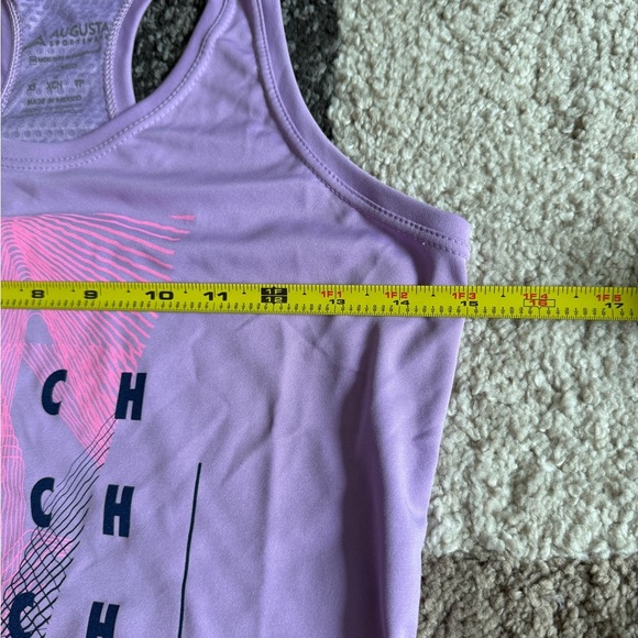 Kitch Pickleball Purple Graphic Tank Top- XS - Picture 6 of 7